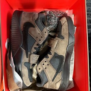 Cactus Jack by Travis Scott Brown and Black Athletic Shoes